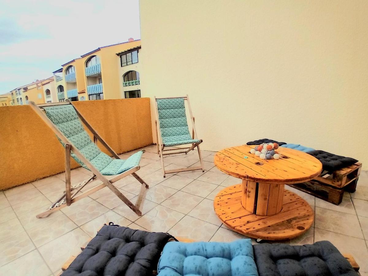 T3 Grande Terrasse Bord De Mer Le Barcarès Exteriér fotografie